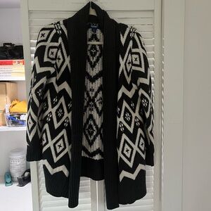 Old Navy Aztec Pattern Open Cardigan